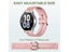 YAYUU 20mm Sunflower Engraved Bands For Samsung Galaxy Watch 5/Watch 4/Watch 6 Carousel 3