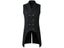 Mens Black Gothic Steampunk Vest Medieval Jacquard Double Breasted Vest Carousel 1