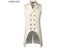 Mens Black Gothic Steampunk Vest Medieval Jacquard Double Breasted Vest Carousel 5