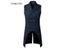Mens Black Gothic Steampunk Vest Medieval Jacquard Double Breasted Vest Carousel 6