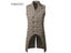 Mens Black Gothic Steampunk Vest Medieval Jacquard Double Breasted Vest Carousel 7