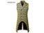 Mens Black Gothic Steampunk Vest Medieval Jacquard Double Breasted Vest Carousel 8