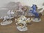 Rare Franklin Mint " Pretty Ponies " Porcelain Figurines (Set of 4) - 1990s Carousel 1