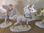Rare Franklin Mint " Pretty Ponies " Porcelain Figurines (Set of 4) - 1990s Carousel 13