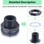 Hod Health&Home 2 Piece Pvc Bulkhead Fitting For Rain Barrels Aquariums Water Ta Carousel 3