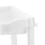 Boxsweden 3-Tier 70cm Corner Storage Shelf Home Room Organiser Rack Stand White Carousel 4