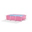 Intex 2.2x1.5m Rectangular Frame Above Ground Swimming Pool Outdoor Garden Pink Carousel 1