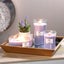 WoodWick Lavender Spa Scented Crafted Candle Glass Jar Soy Wax w Lid Medium Carousel 3