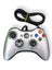 GENUINE Microsoft Xbox 360 SILVER WIRED CONTROLLER (Sticky Analog) Carousel 1