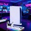 Gaming For PS5 Slim Pro Docking and Cooling Station Charger Headset Holder With Carousel 6