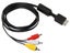 Sony PlayStation 1 2 3 PS1 PS2 PS3 TV Audio Video AV cable cord Hookup lead Carousel 3