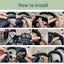 Headset Ear Pads Replacement Cooling Gel Fabric Earpads Headband Cover Set Comp Carousel 4