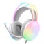 Wired Gaming Headset RGB Stereo 3.5mm Headphones for PC PS4 PS5 Mac White Carousel 1