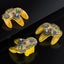 Wireless N64 Controller 2.4 GHz - Switch, PC, Mac, iOS w/ USB - Clear Red Blue Carousel 13