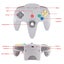 Wireless N64 Controller 2.4 GHz - Switch, PC, Mac, iOS w/ USB - Clear Red Blue Carousel 15