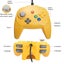 N64 Controller 2-Pack - Mini GamePad Controllers 1.8m Cable - Blue Yellow Carousel 3