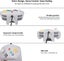 N64 Controller 2-Pack - Mini GamePad Controllers 1.8m Cable - Blue Yellow Carousel 9