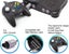 N64 Controller 2-Pack - Mini GamePad Controllers 1.8m Cable - Blue Yellow Carousel 11