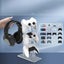 Universal 3-Layer Controller Holder + Headphone Storage - Black Carousel 3