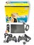 PS2 Slim Console Bundle (Console + 2 Controllers + Cables) BOXED Carousel 1