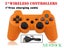 NEW NEW Wireless PS3 Controllers - NEW “2-Pack Orange with 1 Cable in NZ” Carousel 1