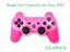 NEW NEW PS3 CONTROLLER NEW _Pink Carousel 1