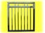 Aluminium Pedestrian Gate 0.9M W, 1.1M H (P9) Carousel 1