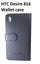 HTC Desire 816 Leather Wallet Case Carousel 1