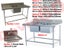 Bench 0.6x0.6m Curved Edge Operating Table S/S rubbish bin workbench Depth=60cm Carousel 10