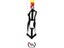 PET ONE DOG HARNESS REFLECTIVE 15-22.5CM BLACK Carousel 1