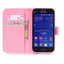 Galaxy Core Prime case wallet leather case printed Carousel 7