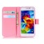 Galaxy S5 MINI case wallet leather case printed Carousel 3