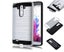 LG G3 impact proof hybrid case brushed METAL Carousel 1