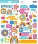 American Crafts - Pebbles - Party with Amy Locurto 7 Piece Assortment - PB-AMY Carousel 7