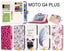 MOTO G4 PLUS Multifunction wallet leather case cover Carousel 1