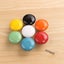 Candy Colorful Ceramic Round Cabinet Wardrobe Drawer Cupboard Knob Pull 33mm Carousel 3