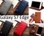 Galaxy S7 Edge slim leather wallet case 6 cards 2 ID magnet Carousel 1