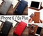 iPhone 6 Plus / 6s Plus slim leather wallet case 6 cards 2 ID magnet Carousel 1
