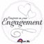Balloon 45cm Congratulations on your Engagement Two Hearts Carousel 1