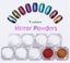 Nail glitter powder - red Pearl (8)- Mirror Powder 1g Carousel 3