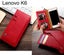 Lenovo K6 slim leather wallet case 6 cards 2 ID magnet Carousel 1