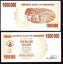 ZIMBABWE 2008 $1,000,000 banknote UNC Carousel 1