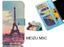 MEIZU M5C case 3 card leather wallet case printed ID Carousel 1