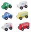 Flat River Group Six Piece Wooden Emergency Car Carousel 1