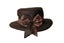 Riding Hat, Ladies, Tartan Details- Brown, XL 60cm Carousel 1