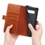 Galaxy J4 2018 case executive leather wallet slim cow hide finish brn Carousel 4