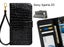 Sony Xperia Z5 case Croco wallet Leather case Carousel 1