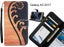 Galaxy A5 2017 case 3 card leather wallet case printed ID Carousel 1