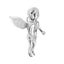 Premium Bling - 925 Sterling Silver Angel Pendant Carousel 3