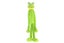 Dog Toy - Swinging' Slevins Frog- 68cm Carousel 1